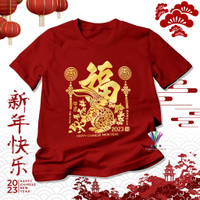 Kaos Imlek Happy Chinese New Year | Year Of The Rabbit 2023 A3053 |