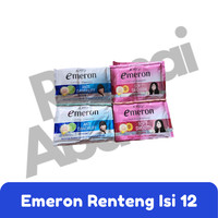 SHAMPOO EMERON SOFT & SMOOTH, ANTI DANDRUFF RENTENG ISI 12PCS