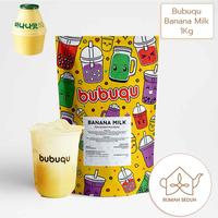 1kg Bubuqu Banana Milk Powder Drink - Bubuk Minuman Pisang Susu
