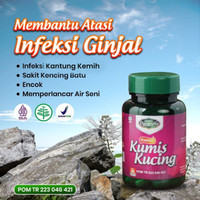 ORIGINAL Kumis Kucing 60 Kapsul Obat Susah Kencing / Anyang-anyangan