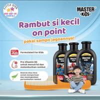 Shampoo dan Conditioner Rambut Anak MASTER KIDS 150mL Aroma Strawberry