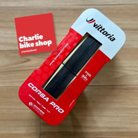 BAN LUAR VITTORIA CORSA PRO COMPETITION TUBE / TLR 700X32C BLACK/PARA