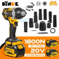 Brushless 1800N.M Torque Electric Impact Wrench 1/2 Inch Cordless