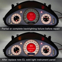 Gauge Face Overlay For Mercedes W211 W209 C219 Instrument Cluster