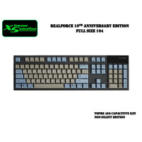 Baru Realforce R2 10th Edition Topre Capacitive Keyboard (Blue/Grey Co