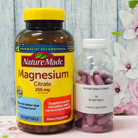 Nature made magnesium citrate 250mg share in jar 50 softgels