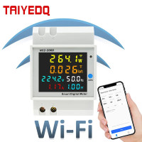 WIFI 6IN1 Display Smart Meter AC Monitor Voltage Current Power Factor