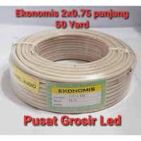 Kabel Hyo Ekonomis 2X0.75X45 Meter - Kabel Audio 2X0.75X45 Meter