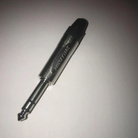 10Pcs/Lot For Neutrik Np3X Plated Rhodium 3 Pole 6.35 Mm