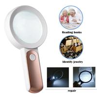 30X Handheld Magnifier Reading Map Newspaper Magnifying Glass Wat
