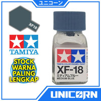 TAMIYA ENAMEL MEDIUM BLUE XF-18 / CAT GUNDAM KUAS AIRBRUSH XF18
