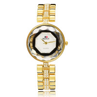 Fashion Women Wrist Watch Gold Stainless Steel Strap Ladies AF Store