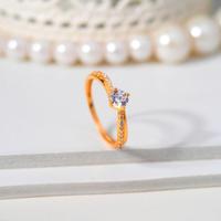 [terbaruu cincin emas solitaire list pinggir - toko emas gadjah