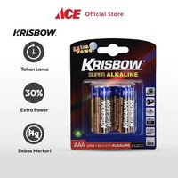 Krisbow Set 6 Pcs Baterai Alkaline Aaa