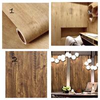 Thick Wood Wallpaper Self Adhesive Wood Wallpaper Removable Wood Peel And Stick Wallpaper Covering Vintage Wood Wallpaper Thickened, Quality Upgraded, Strong Coverage ,Multi-Purpose