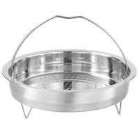 Stainless Steel Steamer Pan Dumpling For Dumplings Wok Hair Rack