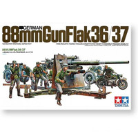Tamiya Model 135 Scale Military Models 35017 German 88Mm Gun Fl