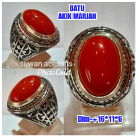 BATU AKIK MARJAN CINCIN BATU MARJAN