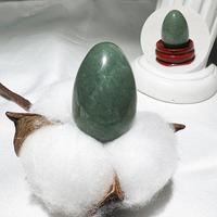 1PCS Natural Crystal Gems Egg Polished Agate Stone Jewelry Lucky Stone Home Furnishing Healing Stone Egg Collection With Base