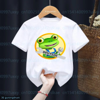 New Boys Tshirt Funny Cartoon Geckos Garage Print Childrens Cl
