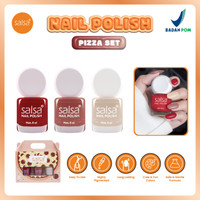 SALSA Nail Polish Set Food Series - Kutek Tahan Lama | Cat Kuku Warna
