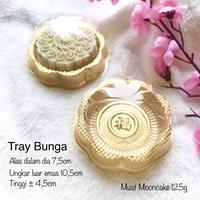 Tray Bunga Mika Emas Puding Mooncake