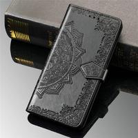 S21 S 22 Ultra S23 Mandala Leather Card Slot Wallet Coque for Samsung