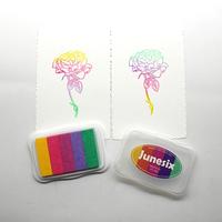 Finger Ink Stamp Diy Craft Gradient Color Ink Pads Birth Footprin