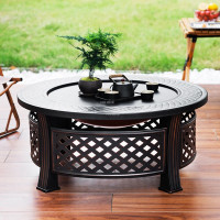 Modern Home Fire Pits Multiuse Outdoor Grill Stand Nordic Garden