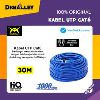 Kabel Lan Cat6 30M RJ45 UTP Gigabit Magnum LAN Cat6 Blue Quality