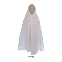 Diskon Women's Muslimah Chiffon Telekung Khimar Layered With Pocket Umrah