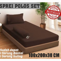 VIRAL Sprei 100x200x30 CM Polos Termurah Bahan Katun Micro