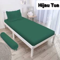 VIRAL Sprei Polos 120x200 CM Karet Keliling Tinggi Kasur 20, 30 Dan 40