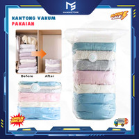 Kantong Vakum Plastik Pakaian Baju Celana Selimut Vacuum Bag 70cm 5PCS