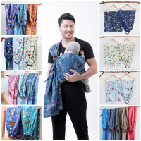 (COD) RING SLING BAMBOO CUDDLE ME G S0H7 Gendongan Bayi best seller si