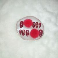 Nail art wedding / kuku palsu pengantin / kuku palsu merah maron