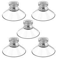 IK 5pcs 324153mm Suction Pads with Thread M4 Clear Screw Hooks Suc