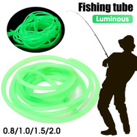1.5M Fishing Night Luminous Tube Green Soft Silicone Fishing Sleeves F