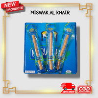 Siwak Kayu Al Khair Isi 60Pcs / Sewak Miswak Al Khoir Ukuran Besar