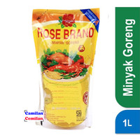 Minyak Goreng Rose Brand Premium Cooking Oil Pouch 1 Liter
