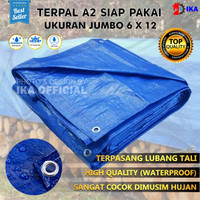 Terpal Tenda Plastik Ukuran 6 x 12 Meter  600 cm x 12000 cm  PASANG