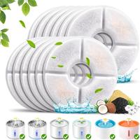 Iyes Filter untuk air mancur kucing, Filter pengganti 4/8 Pak sistem Multi penyaringan Filter karbon aktif
