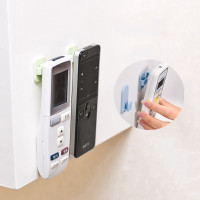 DS 2Pairs Plastic Sticky Hooks for TV Air Conditioner Remote Control