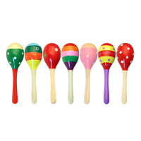 SM Infants Children Early Education Toys Wooden Small Sand Hammer Mo