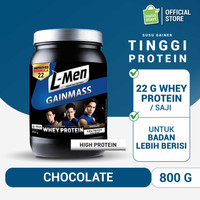L-Men Gain Mass Chocolate 800g - 22g Whey Protein - 10 Serving