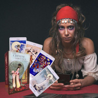 Grosir Chinese Tarot Cards Game Tarot Card Deck Oracle Card Game For