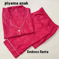 BWE Piyama EMBOSS FANTA bisa couple mom and kids