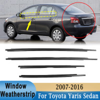 YM 4Pcs Window Glass Weatherstrip for Toyota Yaris Sedan 20072016 F