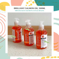 Brilliant Salmon Oil For Dog Cat 300Ml - Minyak Ikan Omega Untuk Hewan