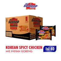 Promo Sedaap Mie Instan Korean Spicy Chicken 88 Gr Dus (Isi 40 Pcs)